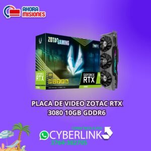 PLACA DE VIDEO ZOTAC RTX 3080 10GB GDDR6