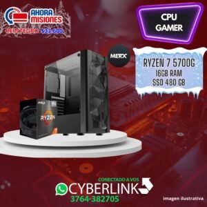 PC AMD RYZEN 7 5700G – DDR4 8GB – SSD 240GB