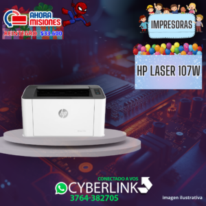 IMPRESORA LASER HP 107W